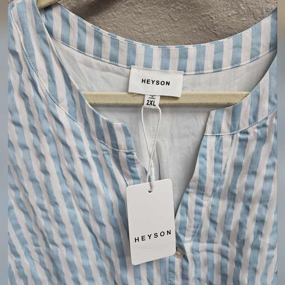 Heyson Sail Curvy Striped Dress - 3X - Picture 6 of 6